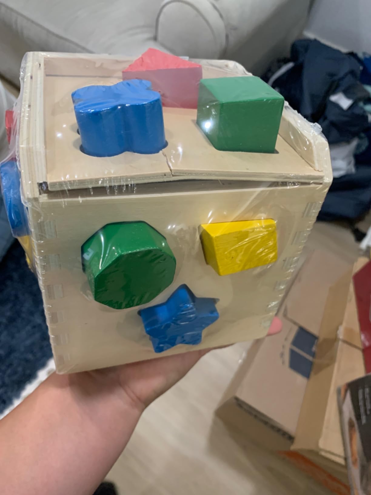 Melissa & Doug Shape Sorting Cube customer photo 1