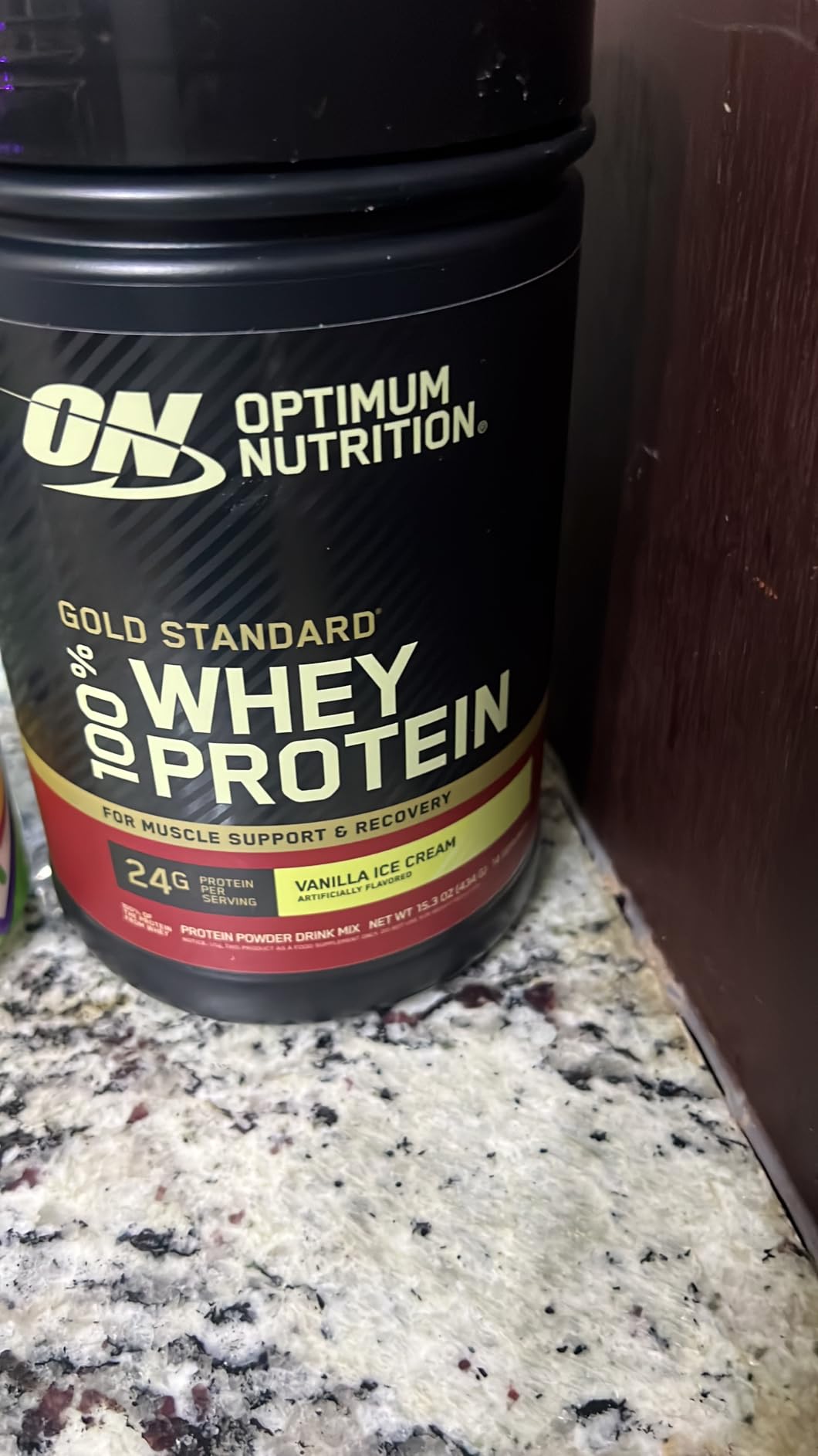 Optimum Nutrition Gold Standard Whey Protein Powder, Vanilla Ice Cream, 2LB customer photo 2