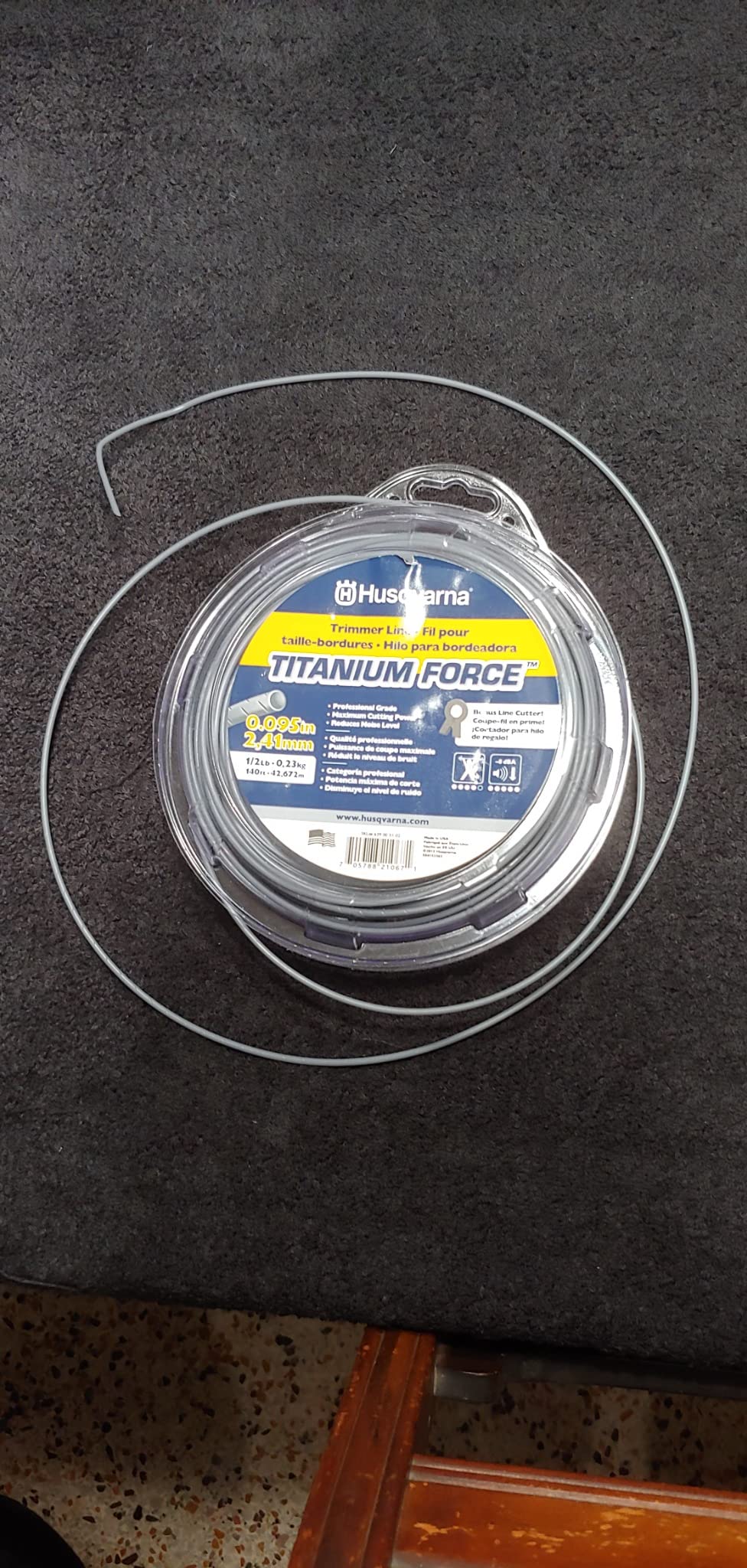 Husqvarna Titanium Force 0.095 String Trimmer Line 639005102, Outdoor Tools customer photo 2