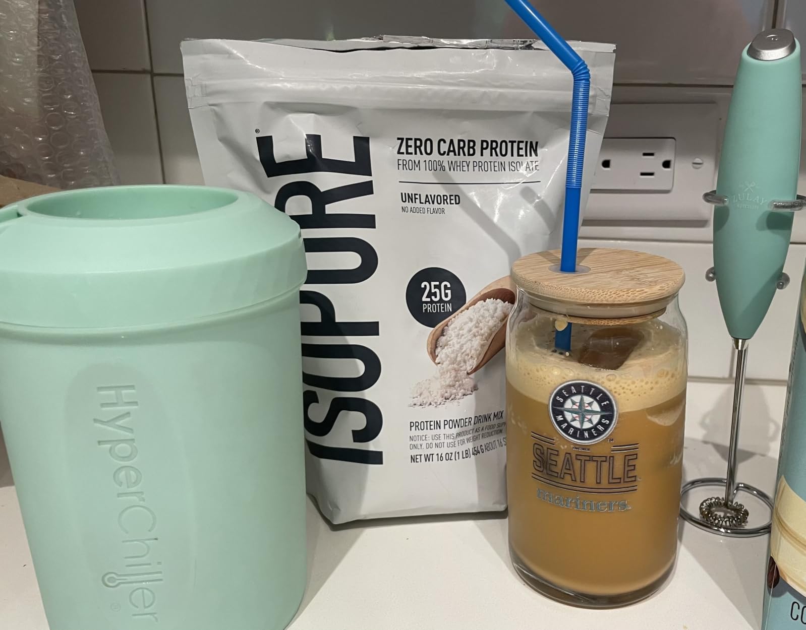 Isopure Zero Carb Whey Isolate Protein Powder, Unflavored 2.5 LB customer photo 2