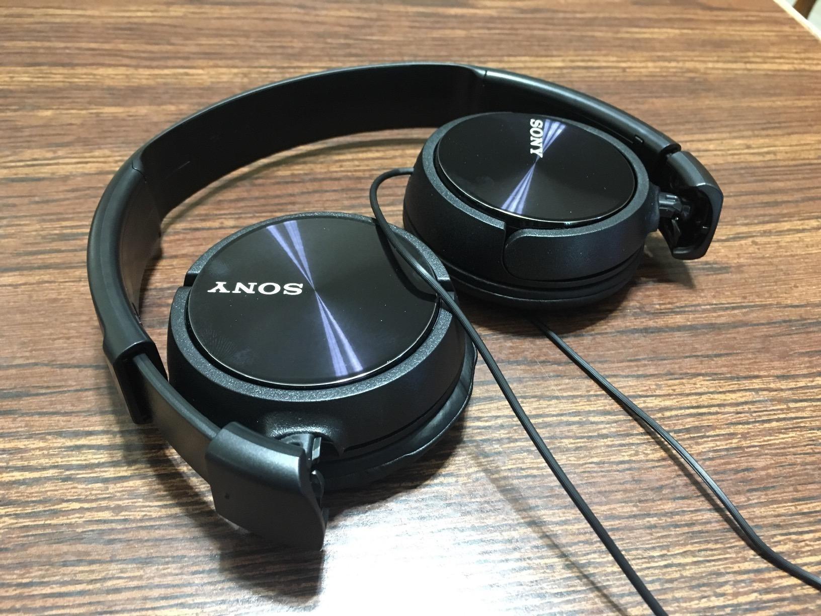 Sony MDR-ZX310AP ZX Series Wired On Ear Headphones with mic, Black customer photo 1