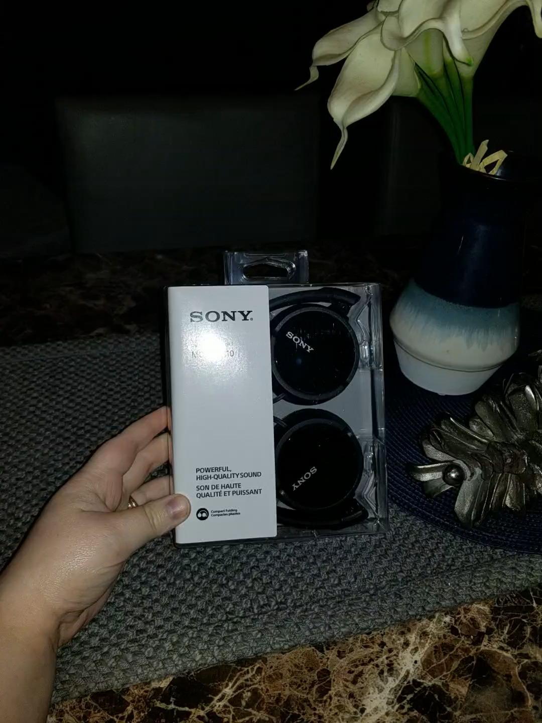 Sony ZX Series Wired On-Ear Headphones, White MDR-ZX110 customer photo 1