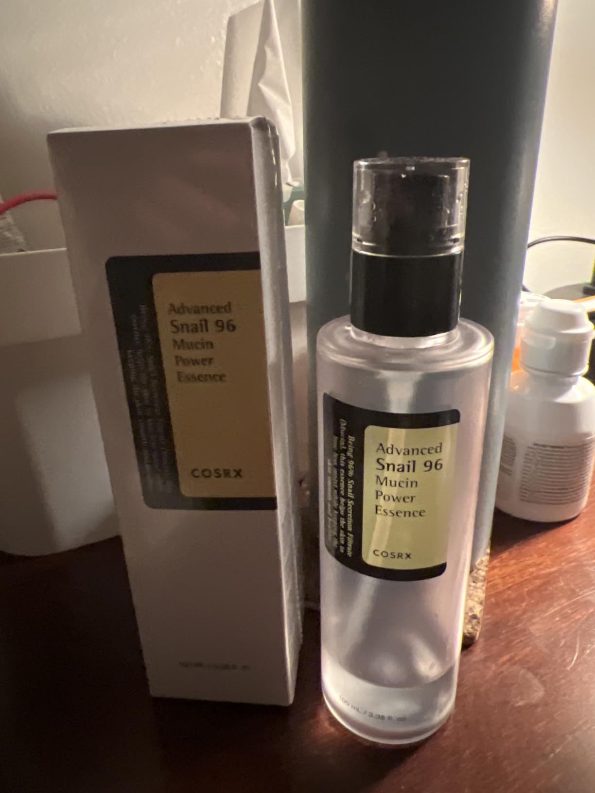 COSRX Snail Mucin 96% Repairing Serum for Sooothing & Hydrating 3.38 oz. customer photo 2
