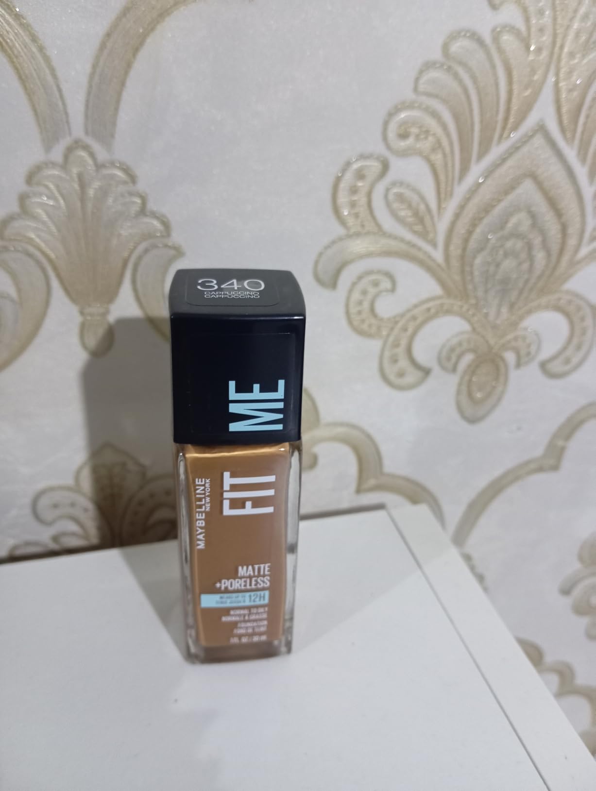 Maybelline Fit Me Matte + Poreless Liquid Oil-Free Foundation Makeup, Natural Beige, 1 Count (Packaging May Vary) customer photo 2