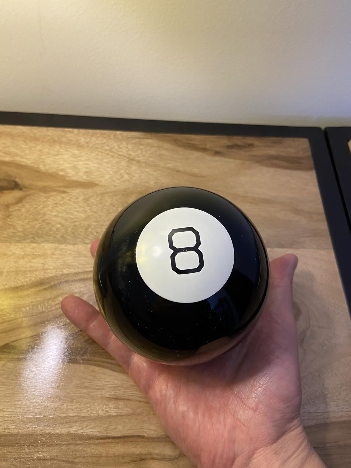 Mattel Games Magic 8 Ball Novelty Fortune-Telling Toy, Ages 3+ customer photo 1