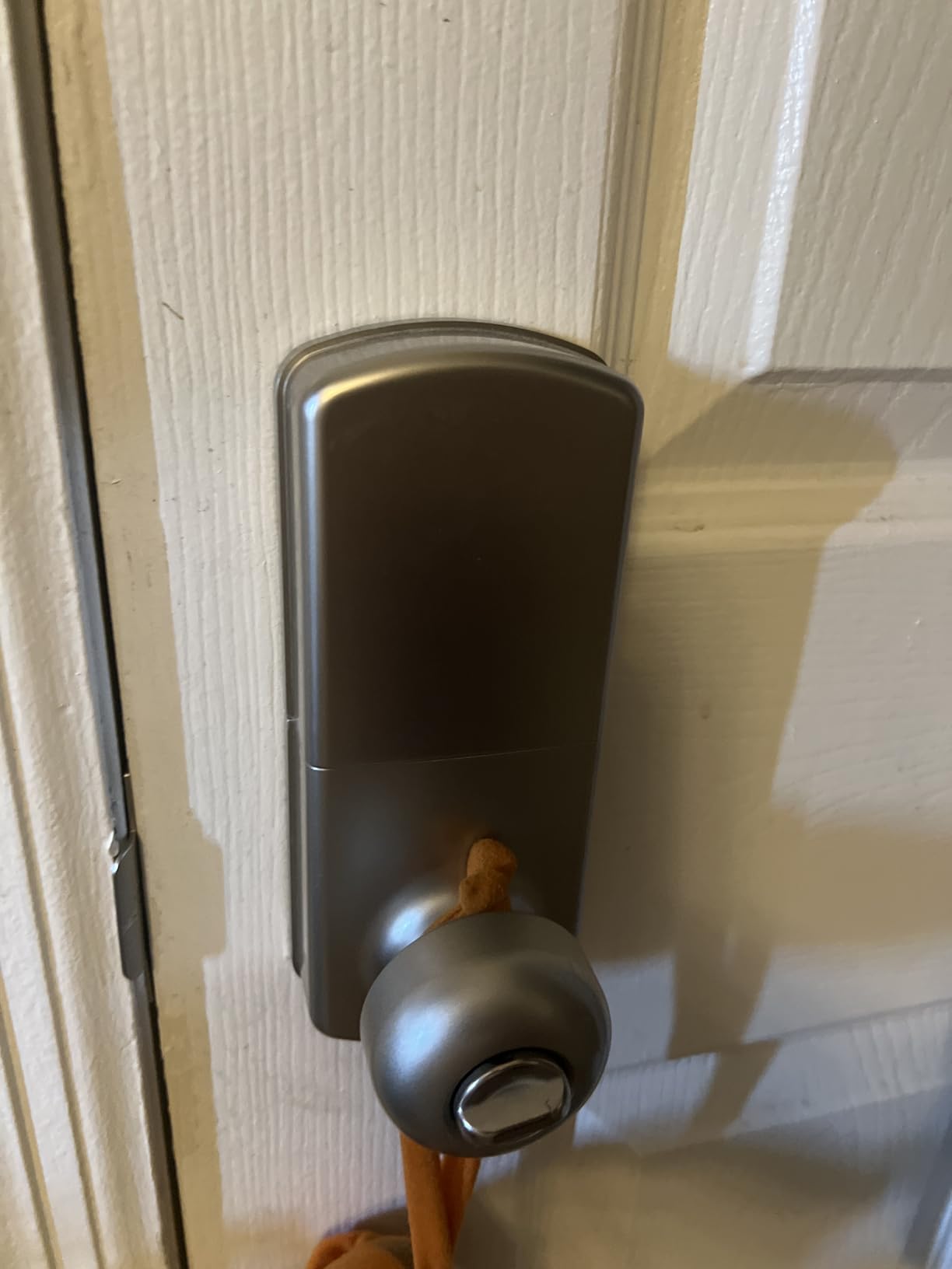 MiLocks TKK-02SN Digital Door Knob with Keypad - Keyless Entry Knob Lock with Code - Interior Door Keypad Lock for Bedrooms & Storage Rooms, Adjustable Latch, Auto-Locking Audible Alert, Satin Nickel customer photo 1