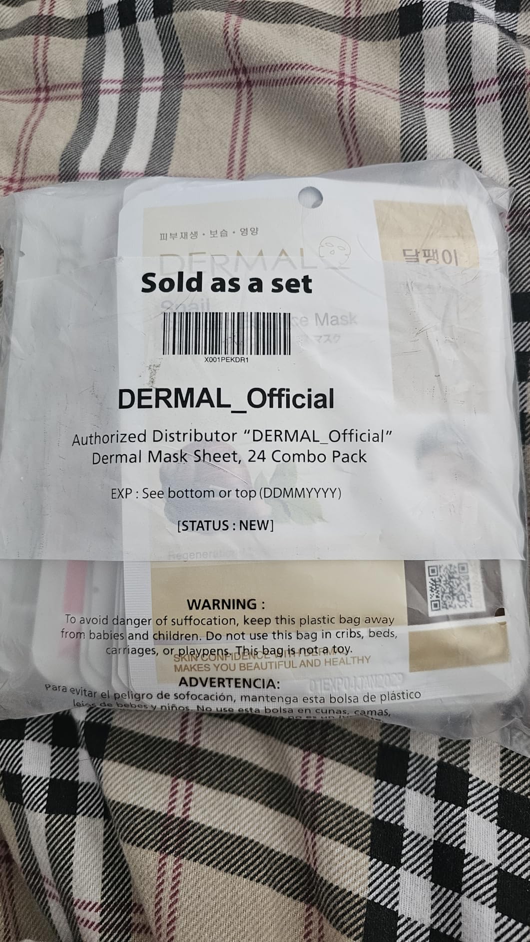DERMAL Sheet Mask Variety Pack customer photo 1