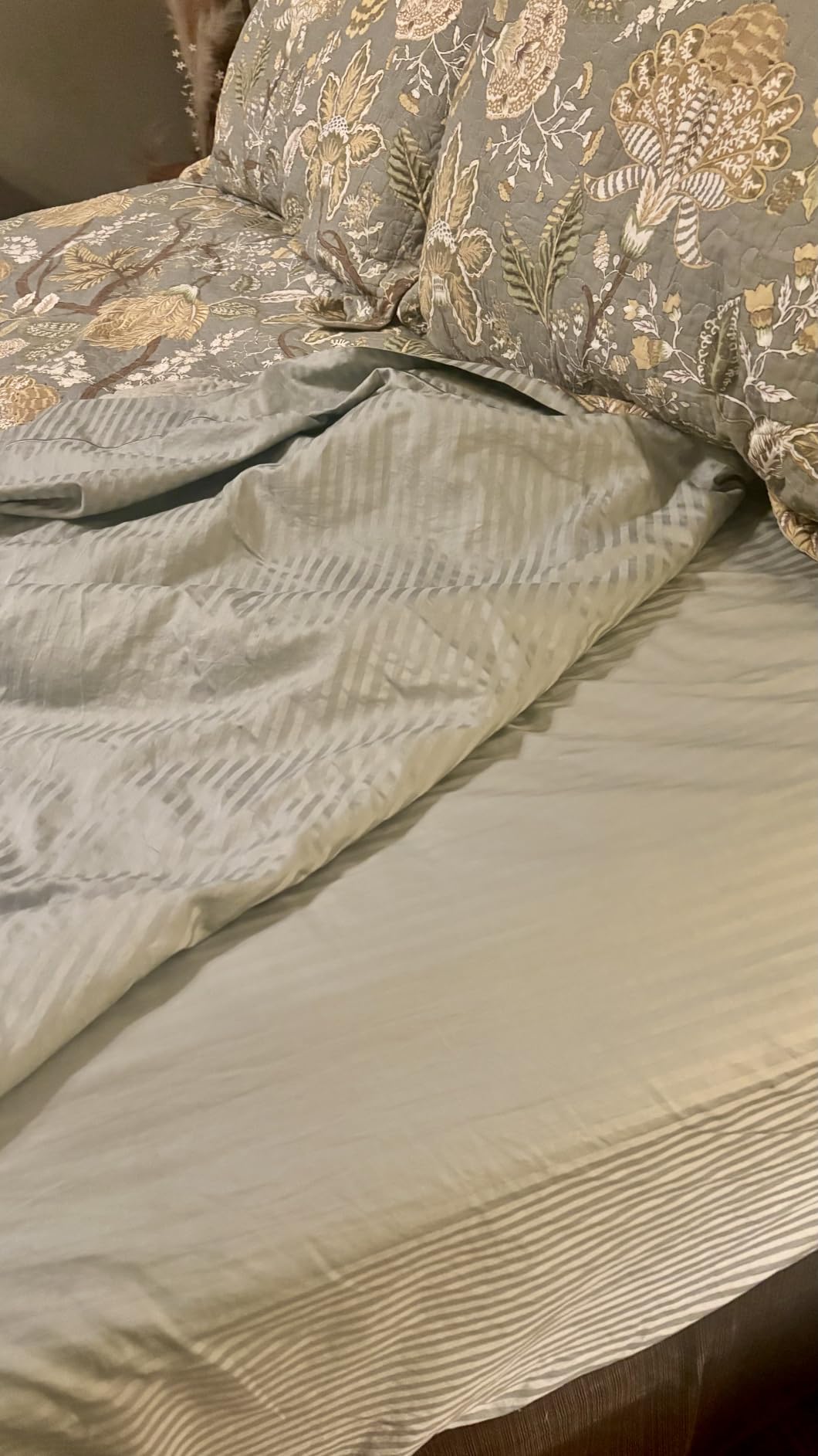 Feather & Stitch 100% Cotton Sateen 500 TC Queen Size Bed Sheet Set customer photo 1