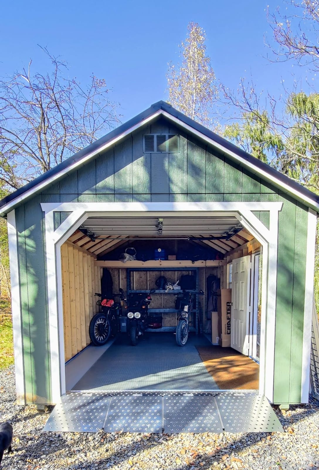 Guardian Aluminum Punch-Plate Shed Ramps, 1,500 lb, 29 x 24 x 2 In, Pair customer photo 2