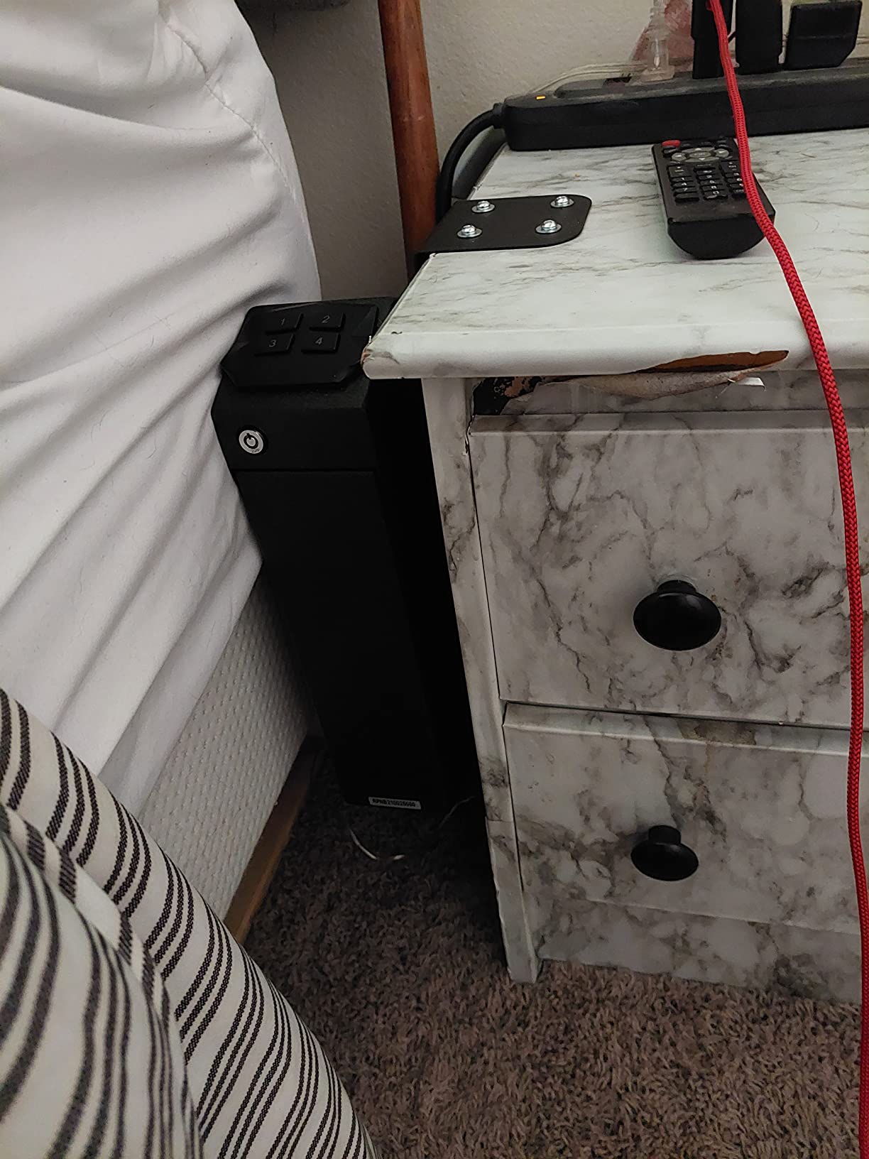 RPNB Gun Safe for Handgun,Wall Mounted Pistol Safe,Small Firearm Safes customer photo 1