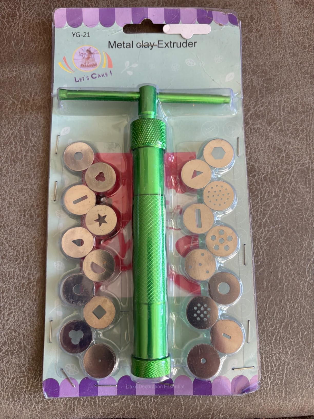 Miniature Alloy Rotary Clay Extruder-Multifunctional Durable held Polymer Clay Tools customer photo 1