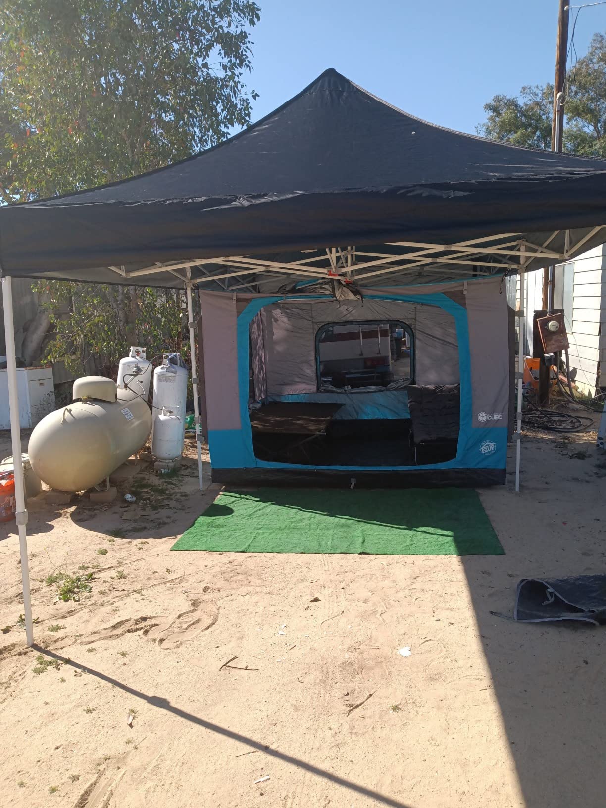MASTERCANOPY 10x10 Heavy Duty Pop Up Canopy Tent with Roller Bag(Grey) customer photo 1