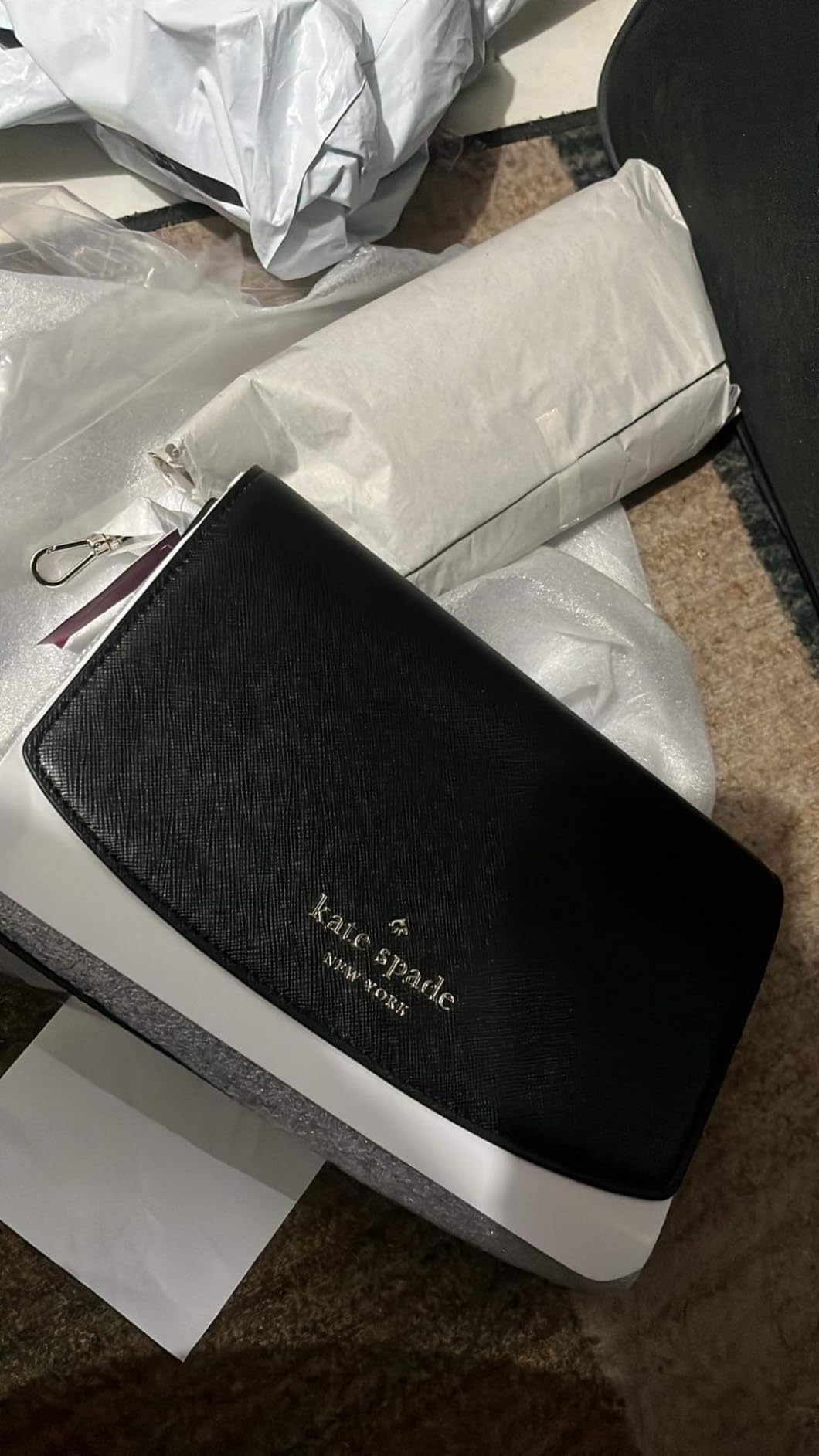 kate spade new york Carson Saffiano Leather Convertible Crossbody customer photo 2