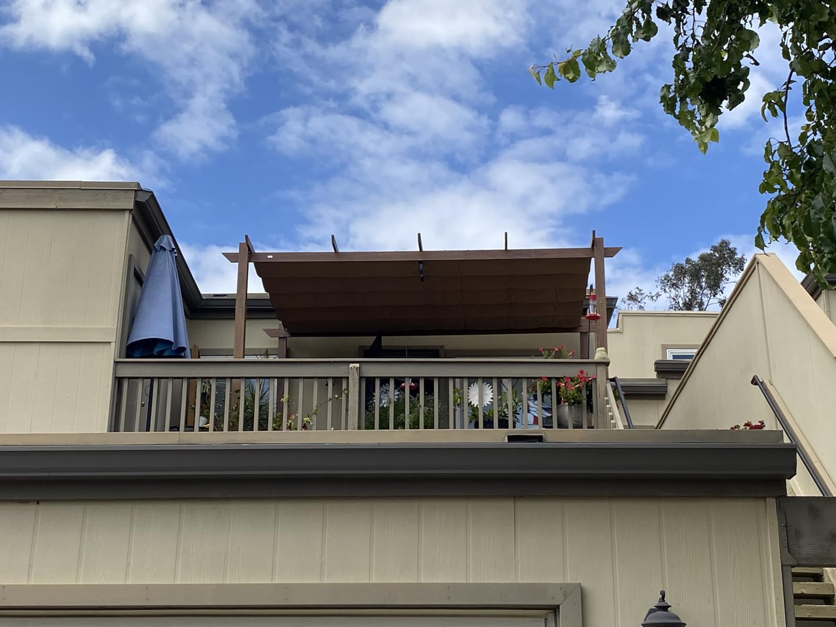 Domi Outdoor Living 10’ X 10’ Outdoor Retractable Pergola with Weather-Resistant Canopy Aluminum Garden Pergola Patio Grill Gazebo for Courtyard customer photo 1
