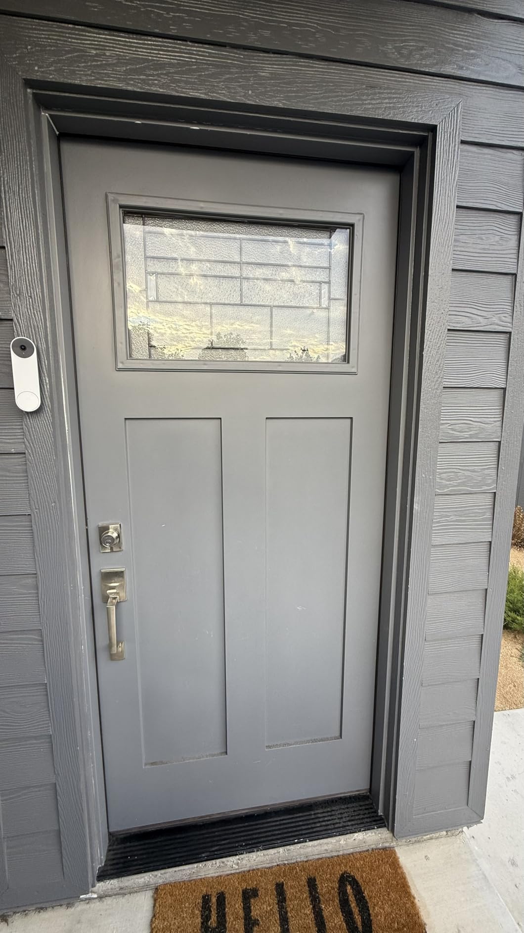 Google Nest Doorbell (Battery) - Snow customer photo 2