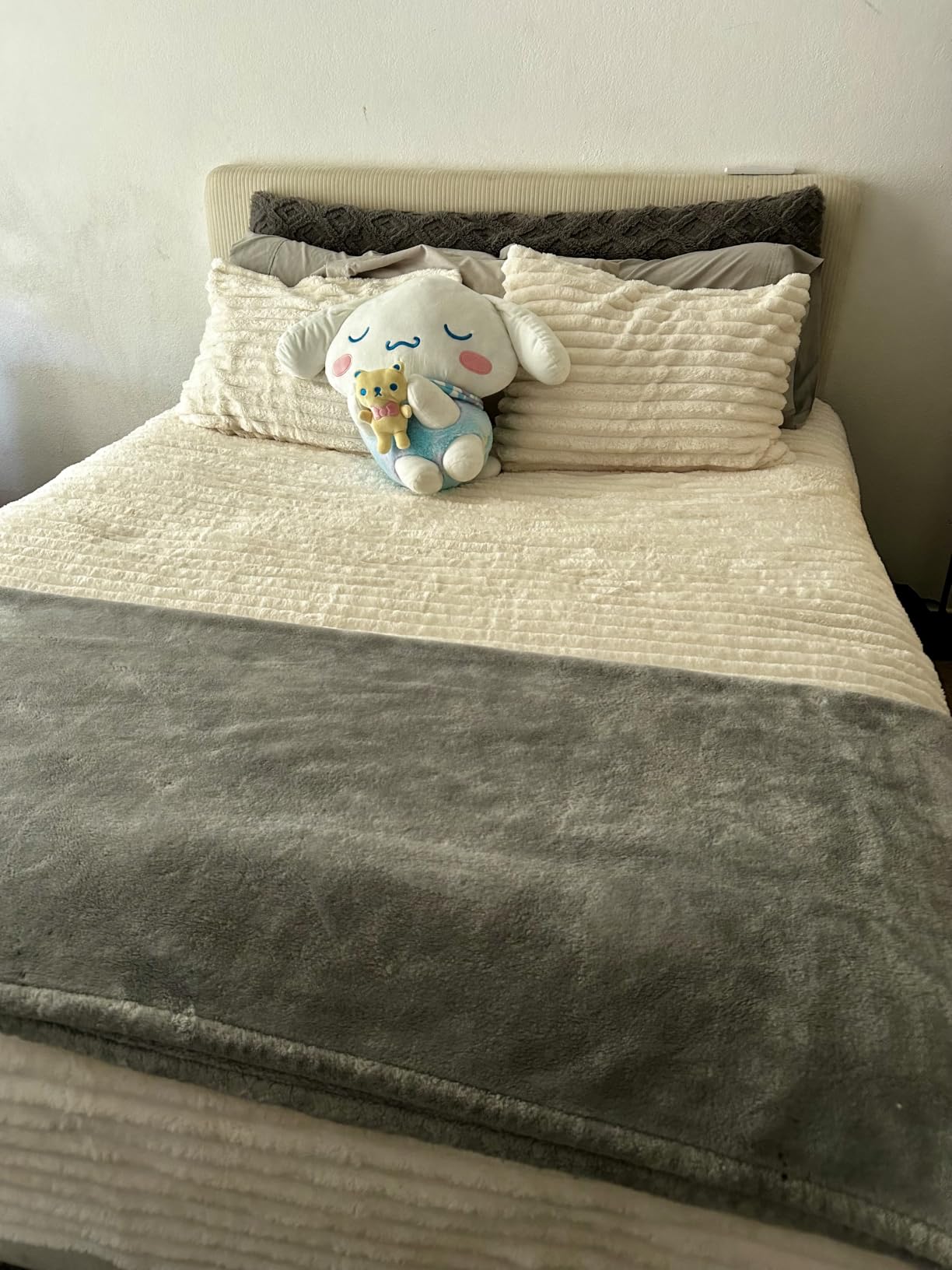 BEDELITE Fleece Queen Comforter Set, Fluffy Bed Set, Pink customer photo 1