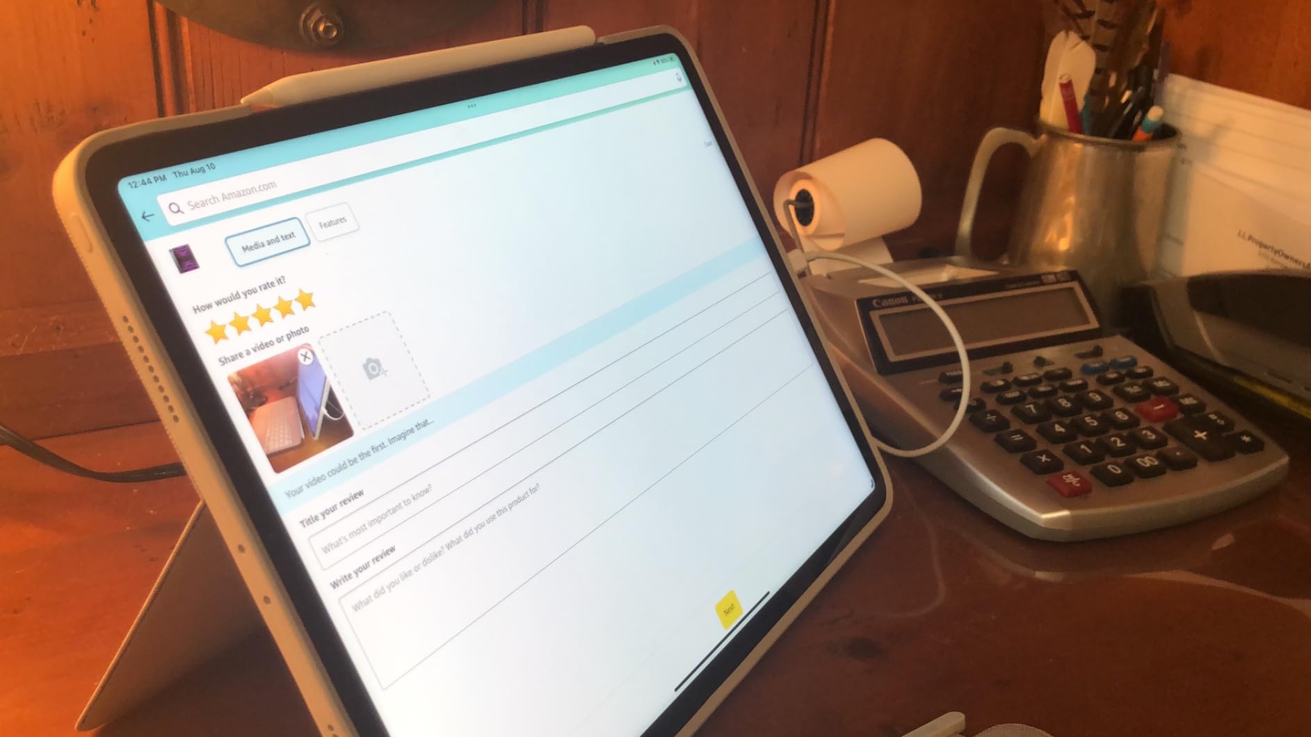 Renewed iPad Pro 12.9-inch 5G customer photo 2