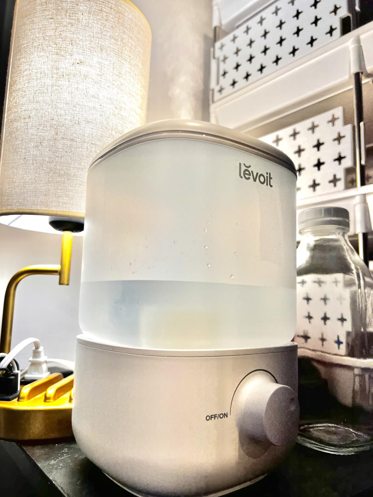 Levoit Top Fill Humidifiers for Bedroom, 2.5L Tank for Large Room, 25dB customer photo 1
