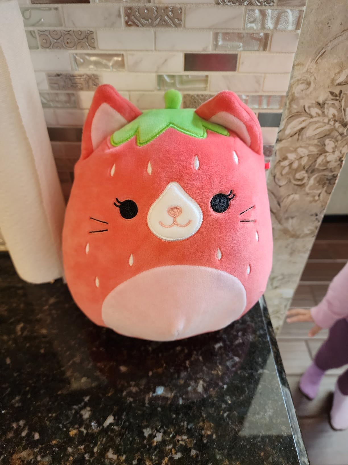 Squishmallows Original 8-Inch Olma Strawberry Cat - Official Jazwares Plush customer photo 2