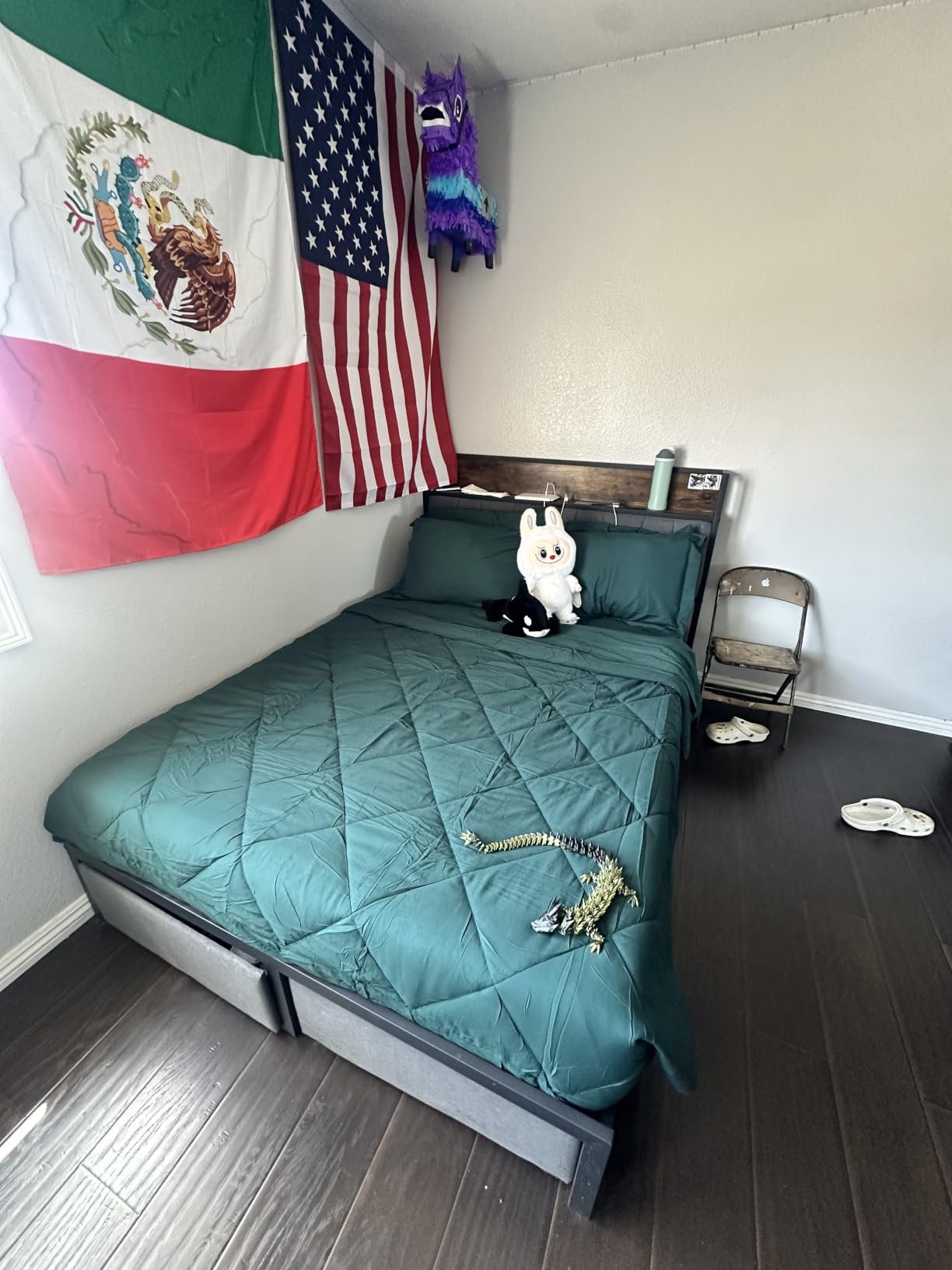 Love's cabin Full Comforter Set Black, 7 Pieces Full Bed in a Bag, All Season Bedding Sets with 1 Comforter, 1 Flat Sheet, 1 Fitted Sheet, 2 Pillowcase and 2 Pillow Sham customer photo 2