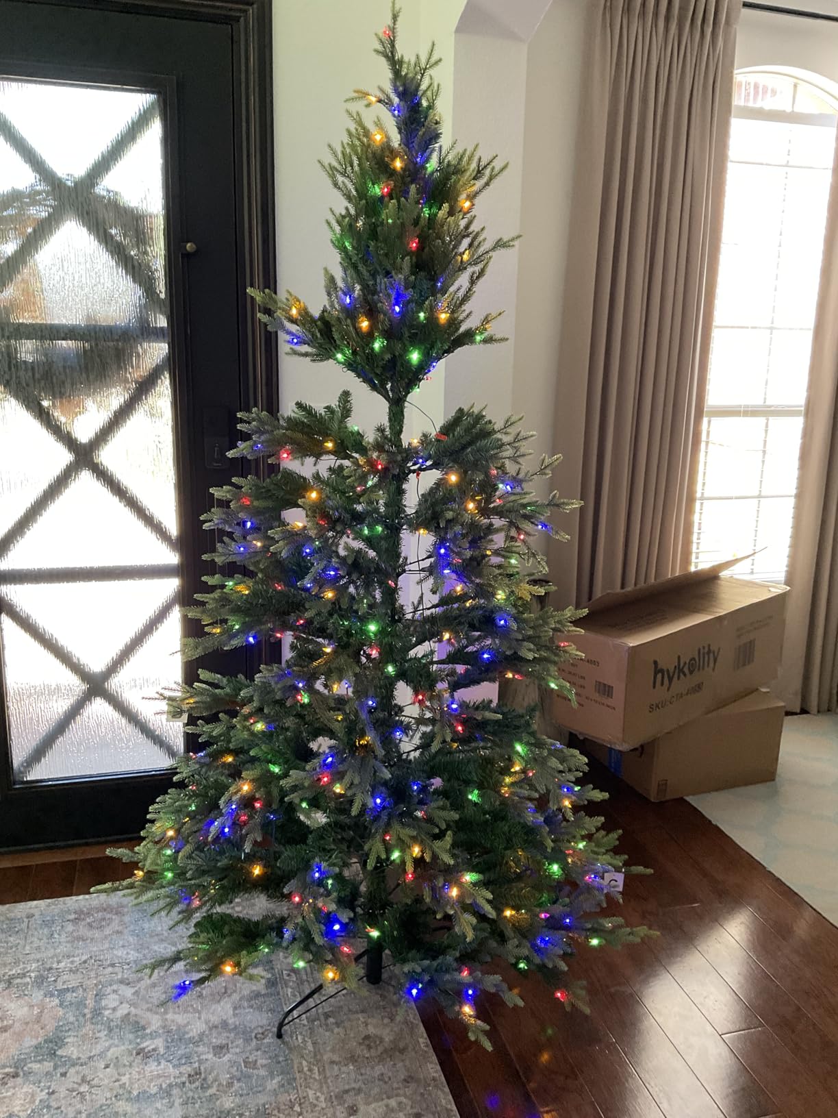 Hykolity 7.5ft PE Tree customer photo 2