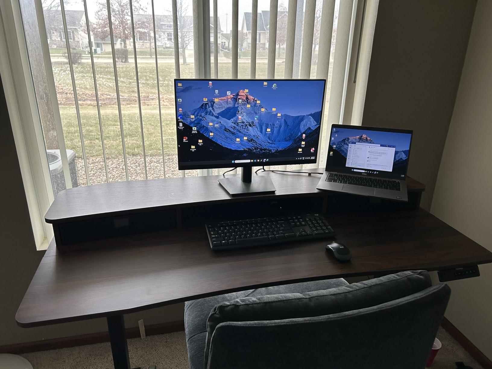 HUANUO 48x24 Drawer Desk customer photo 2