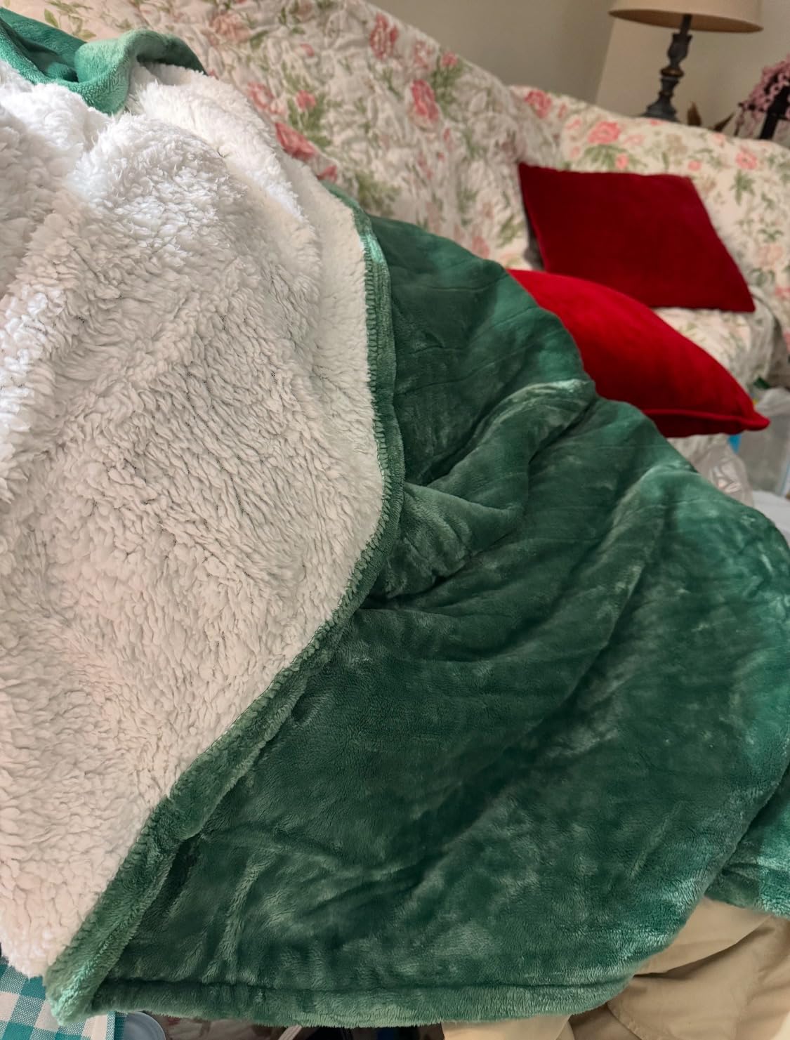 ESTINGO Sherpa King Blanket customer photo 2