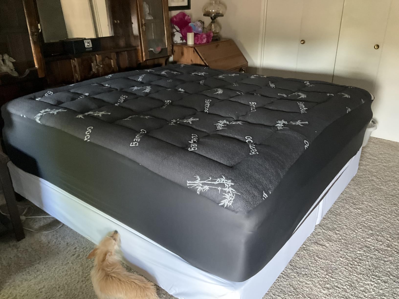 BEDLORE Queen Mattress Topper , Thick Pillow Top Mattress Pad customer photo 2