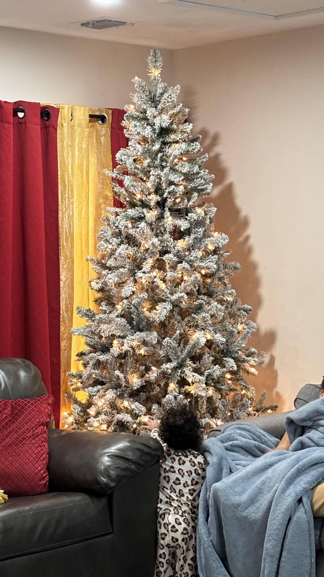 SHareconn 9ft Flocked Spruce customer photo 2