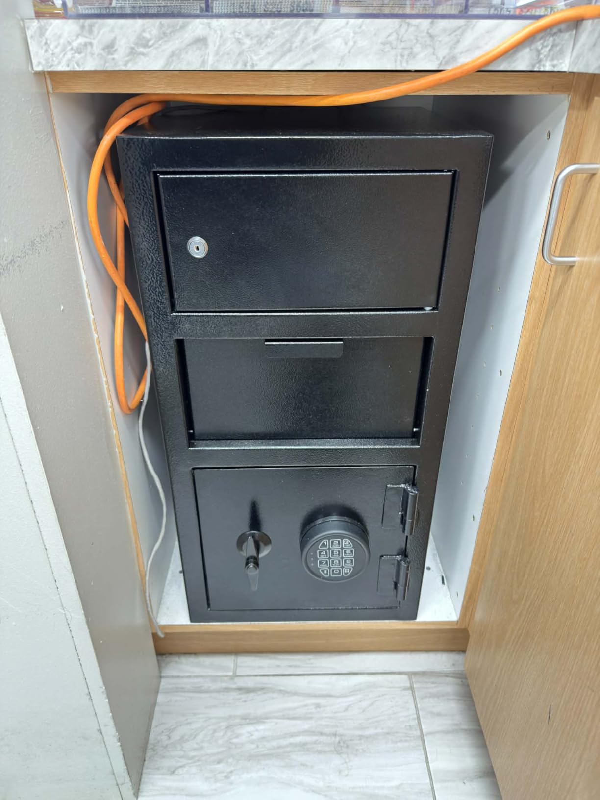 KAER 2.6 Cuft Drop Safe for Business Quick Place Safe with Cash Drop Slot customer photo 1