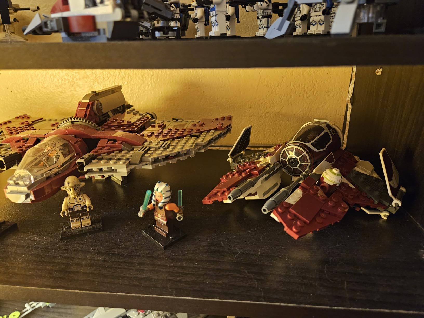 LEGO Star Wars: The Clone Wars Ahsoka's Jedi Interceptor Spaceship Building Toy - Kids Star Wars Toy for Boys and Girls, Ages 8+ - Gift Idea for Birthdays - 75401 customer photo 2