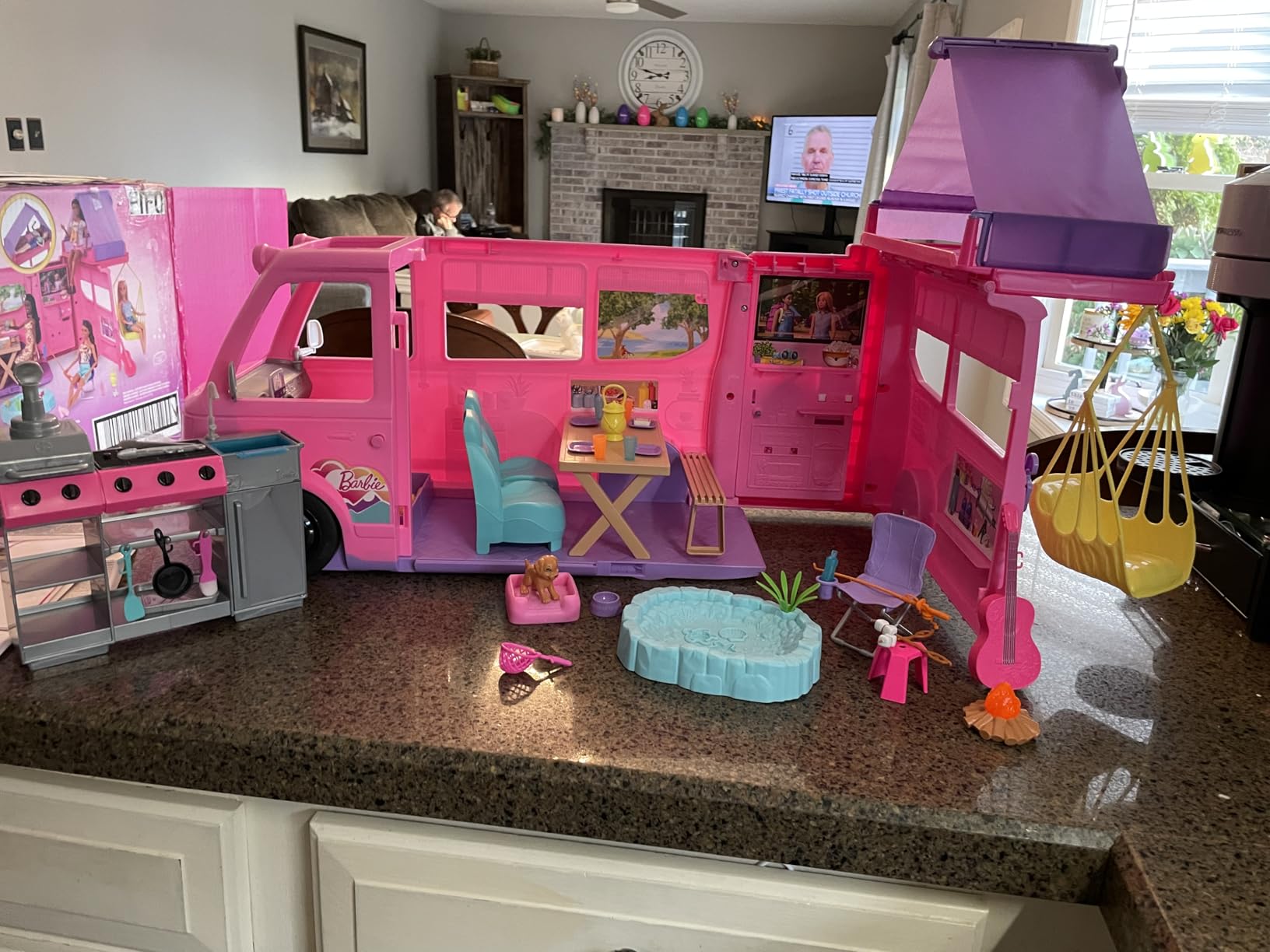 Barbie Dream Camper Playset, Featuring Camping Accessories customer photo 1