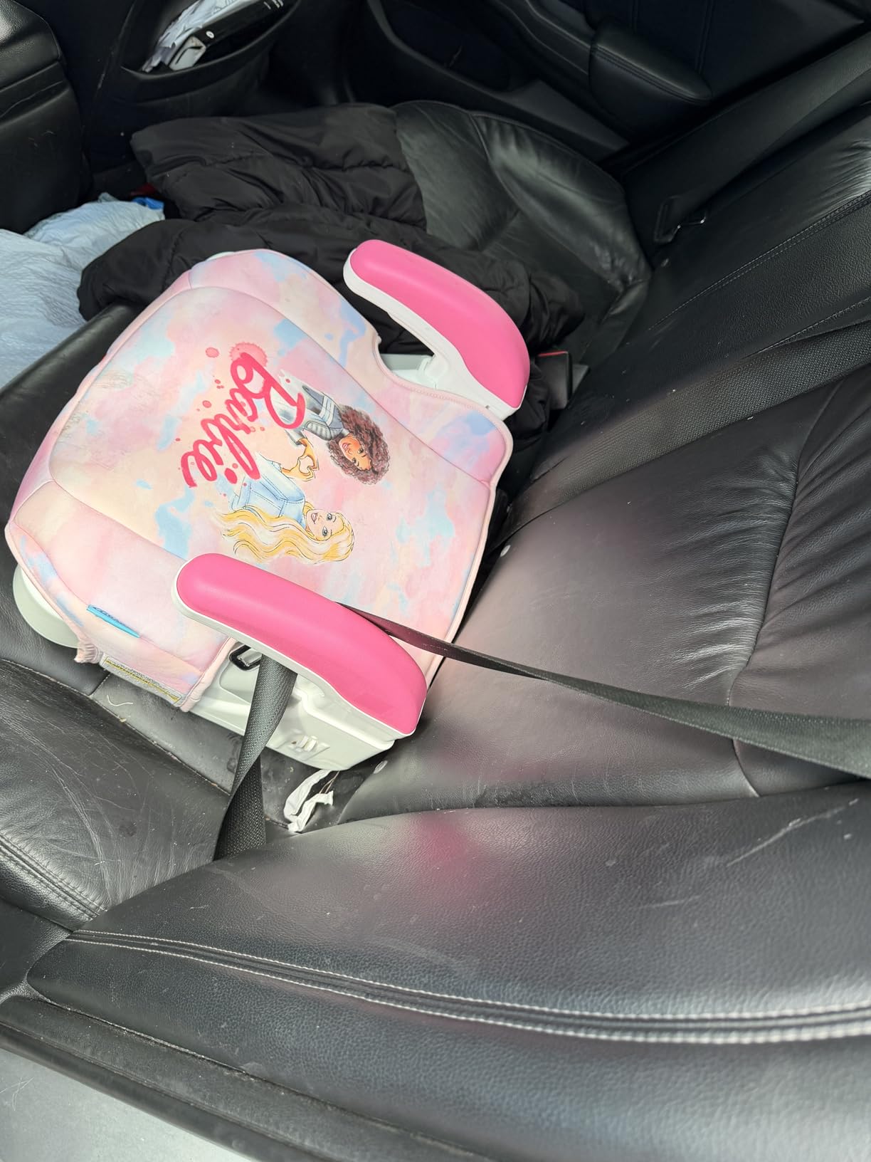 Graco TurboBooster 2.0 Backless Booster Car Seat, Barbie Painterly customer photo 1