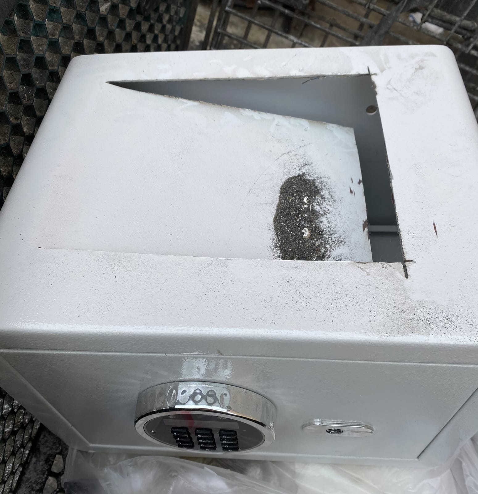 TIGERKING Small Drop Safe, White Cash Depository Safe, 1.2 Cu Ft customer photo 1