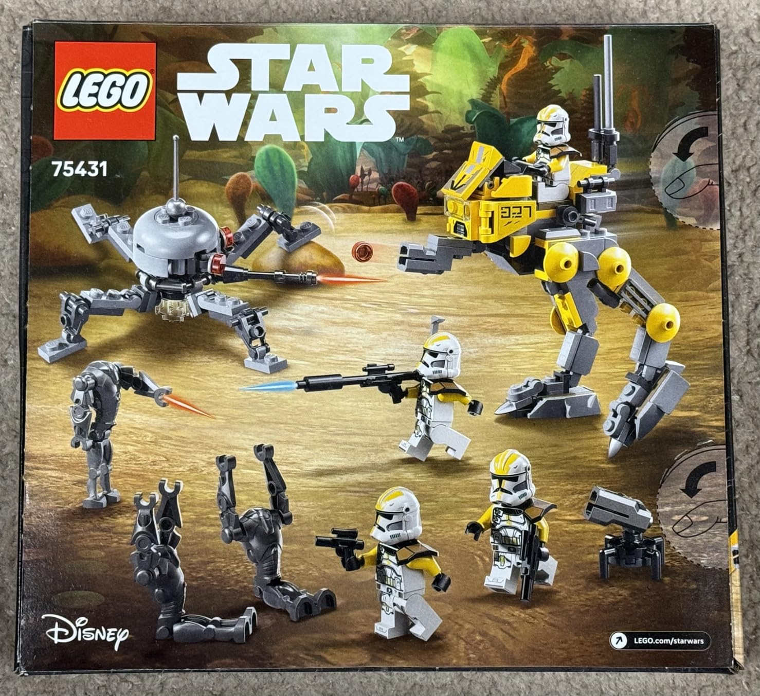 LEGO Star Wars 327th Star Corps Clone Troopers Battle Pack Building Toy - Pretend Play Set for Boys & Girls, Ages 7+ - Collectible Model Kit & Kids Room Decor - Gift Idea for Birthdays - 75431 customer photo 1