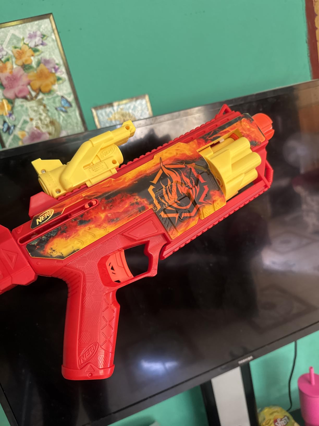 Nerf Loadout FlareFusion Blaster, 3 Interchangeable Attachment Accessories, 18 Nerf N1 Darts, Kids Toys & Gifts, Ages 8+ (Amazon Exclusive) customer photo 1