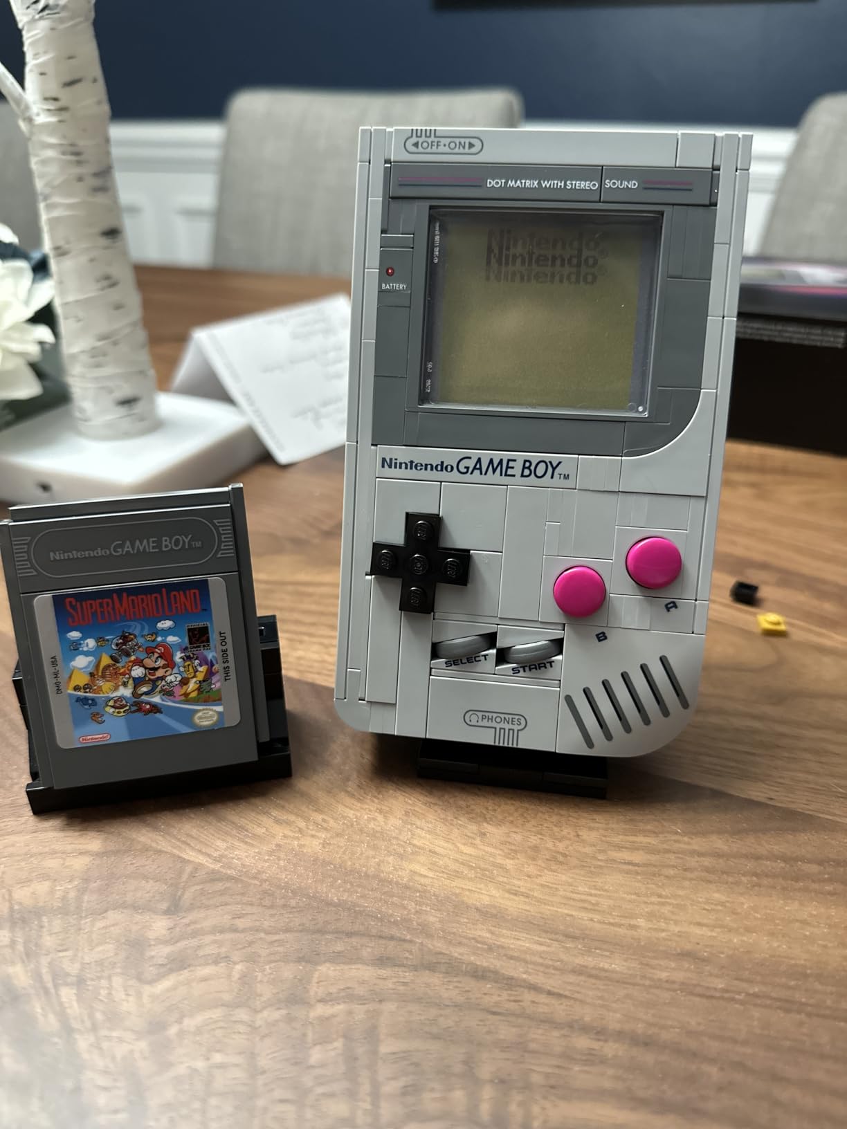 LEGO Super Mario Game Boy - Retro Building Sets for Adults, Ages 18+ - Gifts for Birthdays - Collectible Model with Game Paks and Display Stand - 72046 customer photo 2