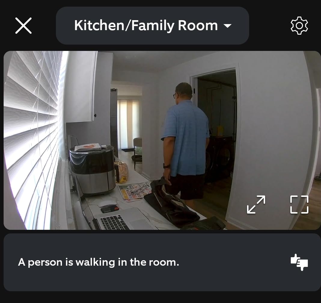 Ring Indoor Cam Plus (newest model), Home or business security, Retinal 2K for crisp, true-to-life video quality, 4x Enhanced Zoom, Low-Light Sight, White customer photo 1