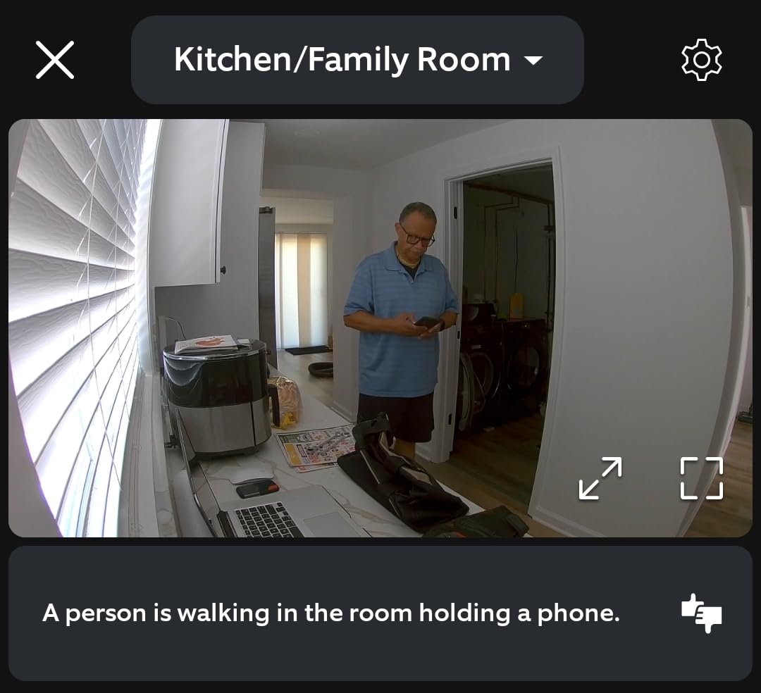 Ring Indoor Cam Plus (newest model), Home or business security, Retinal 2K for crisp, true-to-life video quality, 4x Enhanced Zoom, Low-Light Sight, White customer photo 2