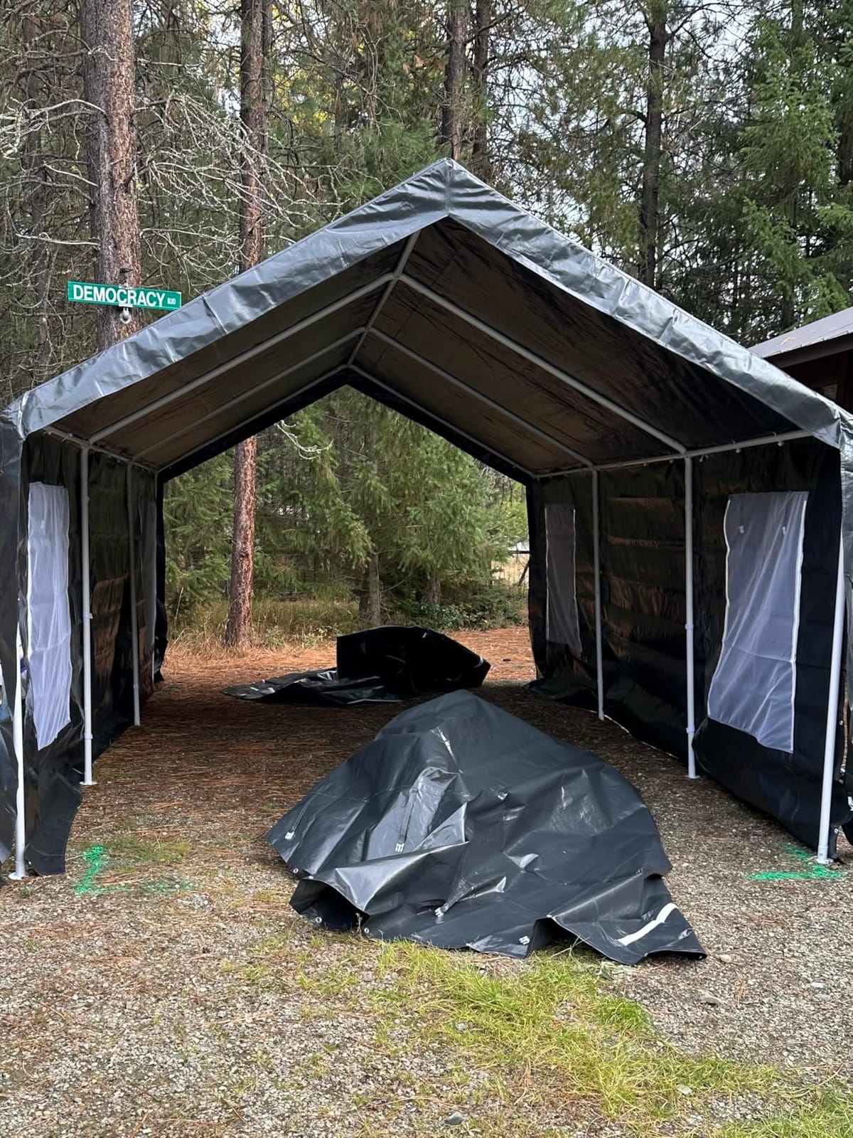 GarveeLife 20'x40'x12' Metal Carport Car Ports for Multiple Vehicles customer photo 1
