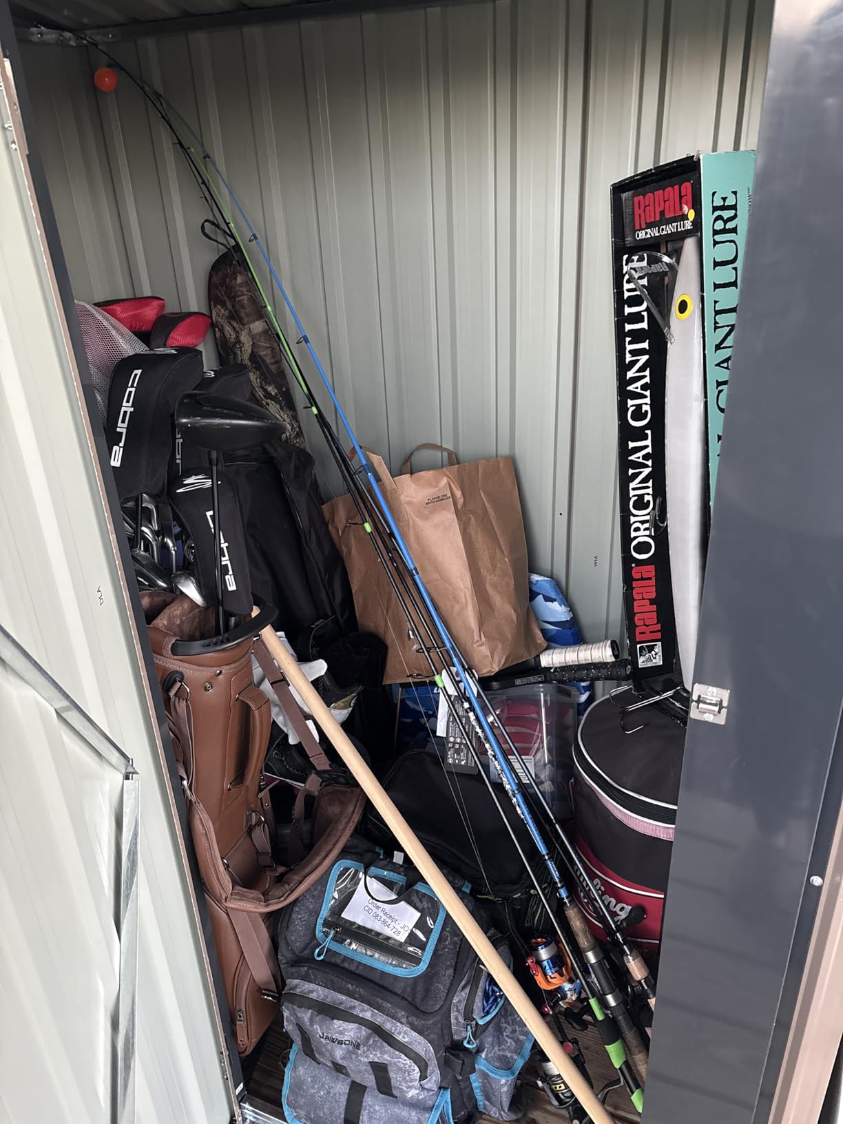 Greesum 10 x 10 FT Metal Outdoor Storage Shed, Brown customer photo 1