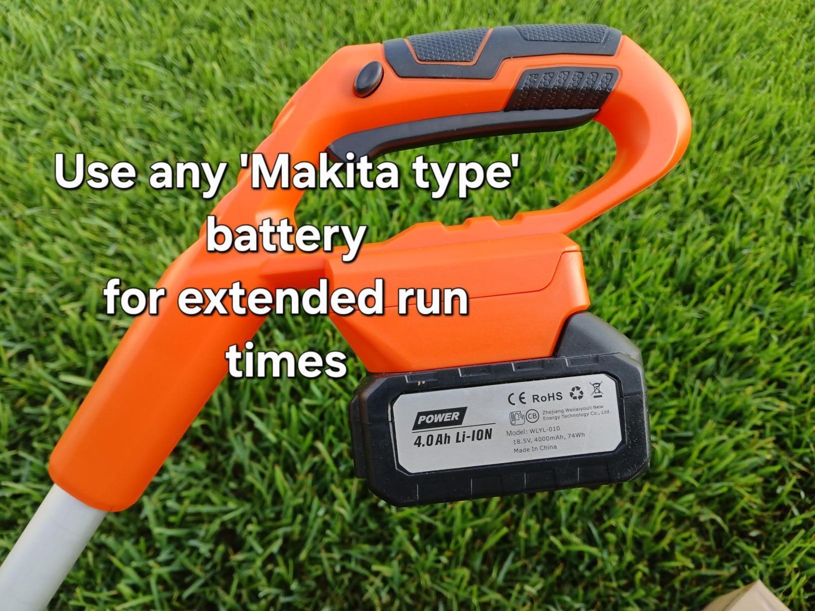 Electric Weed Wacker Eater Cordless Battery Powered String Trimmer Whacker customer photo 1