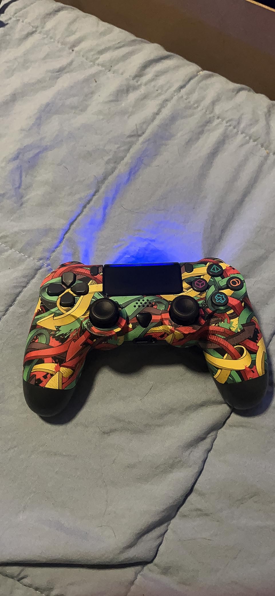 MOOGOLE Wireless Controller Compatible with PS5, PC, MAC & Mobile - White customer photo 2