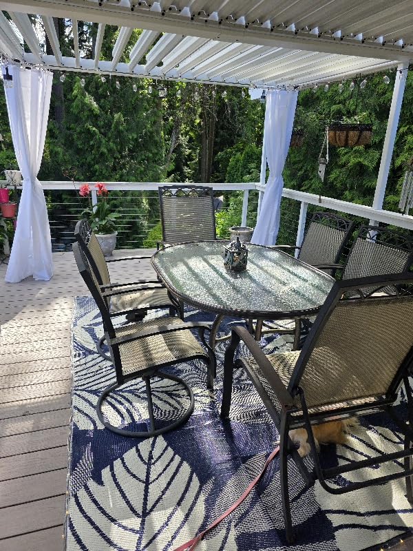 Louvered Pergola 10' x 13', Outdoor Aluminum Pergola, Gray customer photo 1