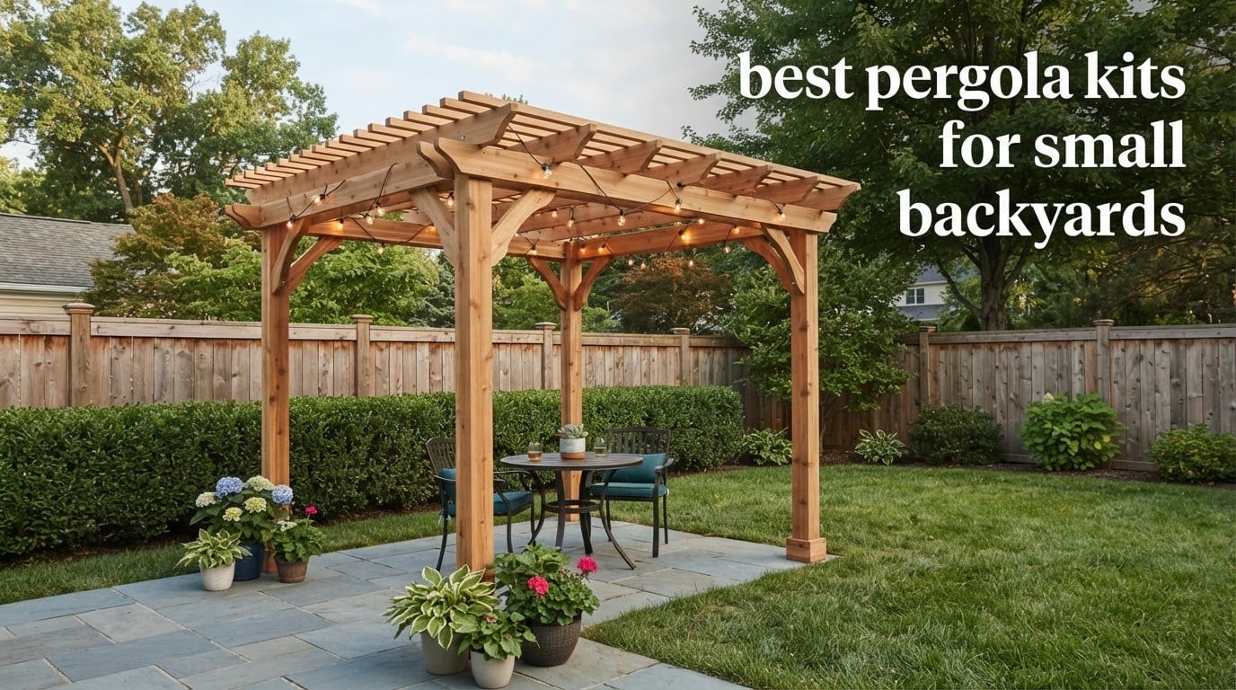 best pergola kits for small backyards