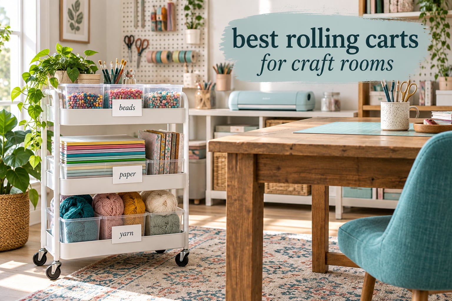best rolling carts for craft rooms