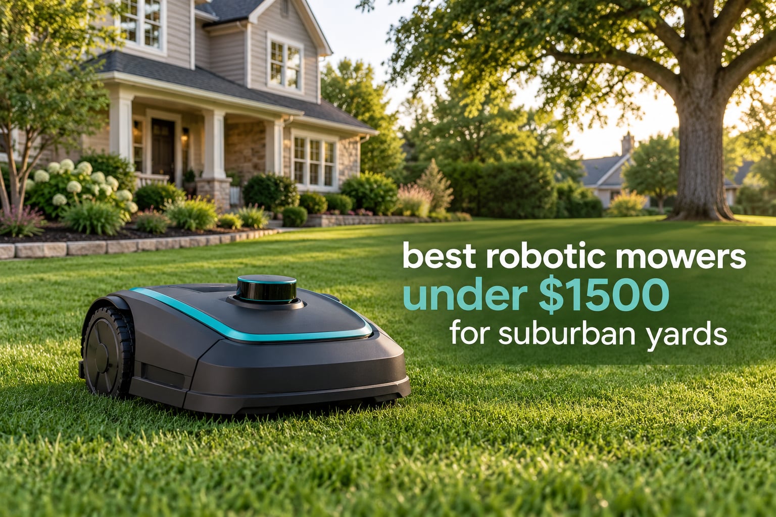 best robotic mowers under $1500 for suburban yards