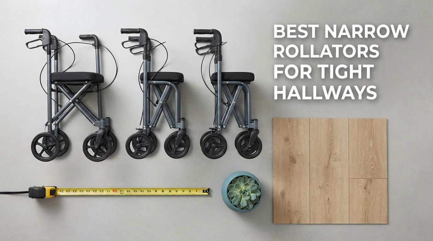 best narrow rollators for tight hallways