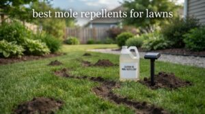 best mole repellents for lawns
