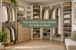 best modular closet systems for walk in closets